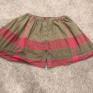 Burberry -authentic plaid girls skirt- 5 yr.